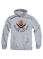 Gray Never Say Die Hoodie