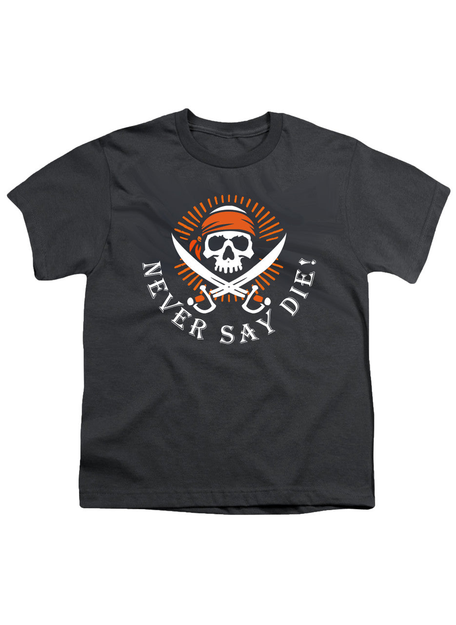 Charcoal Never Say Die Youth/Toddler T-Shirt