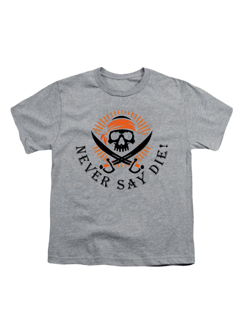 Gray Never Say Die Youth/Toddler T-Shirt