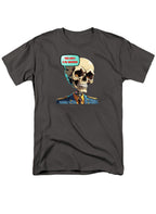 Charcoal No Brainer Skull T-Shirt