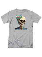 Gray No Brainer Skull T-Shirt