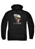 Black No Brainer Skull Hoodie