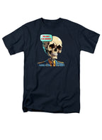 Navy No Brainer Skull T-Shirt