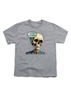 Gray No Brainer Skull Youth/Toddler T-Shirt