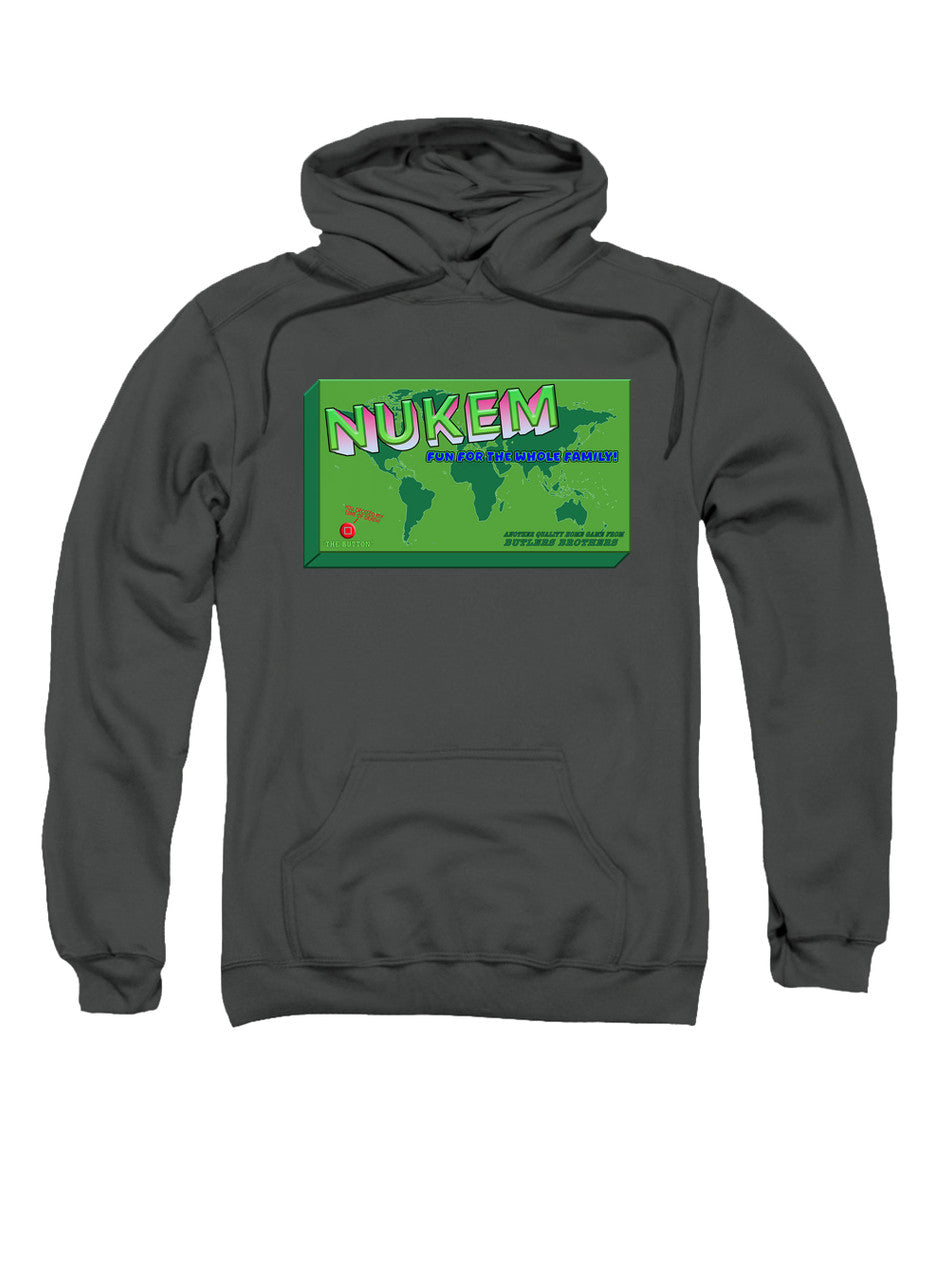 Charcoal Nukem the Board Game Hoodie