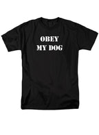 Black Obey My Dog T-Shirt