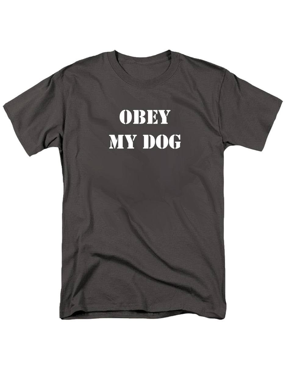 Charcoal Obey My Dog T-Shirt