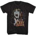 Black Ozzy Osbourne t-shirt featuring an Ozzy Vampire design