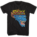 Black Ozzy Osbourne t-shirt featuring an Ozzy Tattoo design