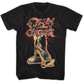 Black Ozzy Osbourne t-shirt featuring an Ozzy Red Lightning design