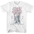 White Ozzy Osbourne t-shirt featuring an Ozzy Pastel Coffin design