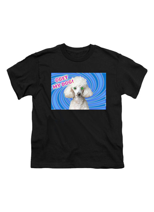 Black Obey My Dog! Youth/Toddler T-Shirt