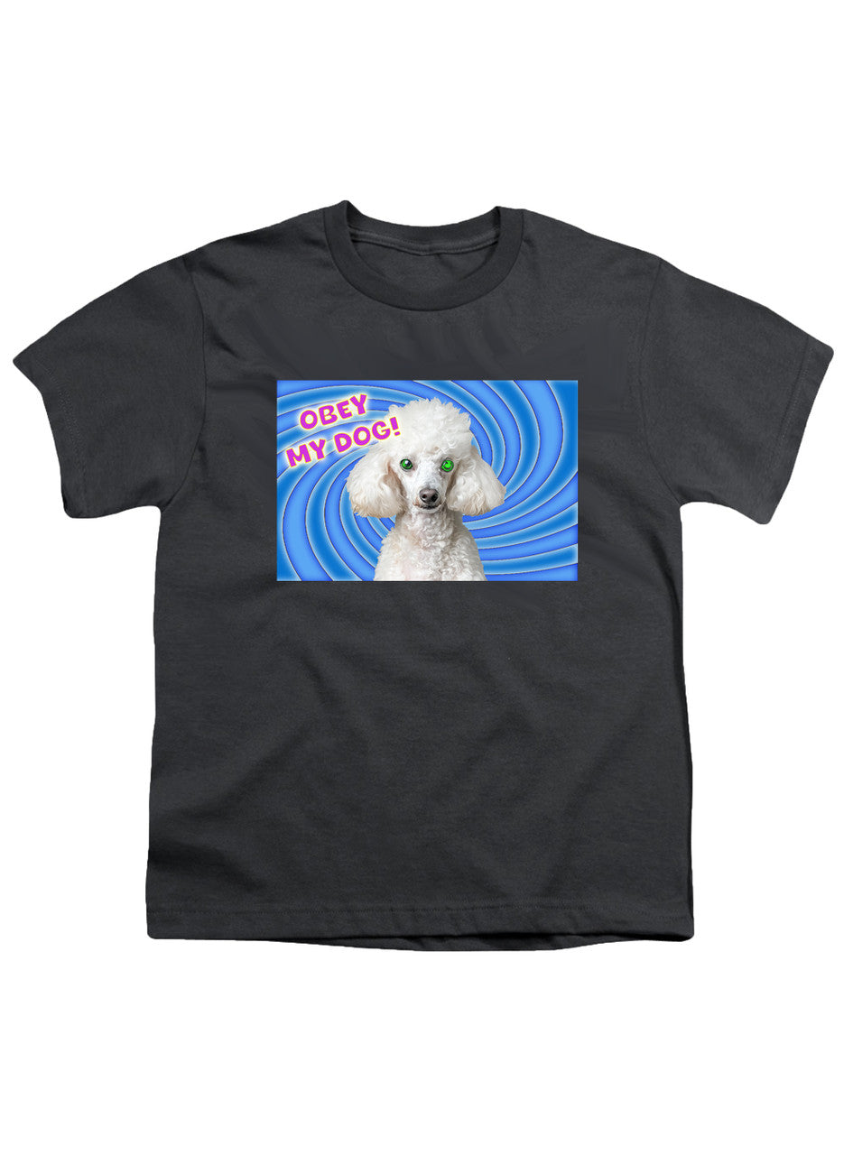 Charcoal Obey My Dog! Youth/Toddler T-Shirt