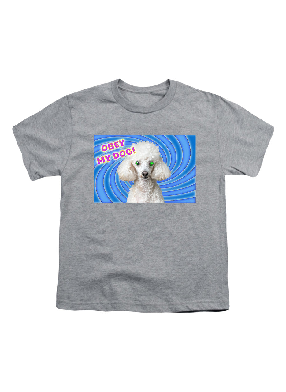 Gray Obey My Dog! Youth/Toddler T-Shirt