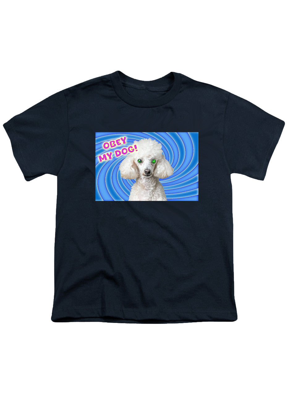 Navy Obey My Dog! Youth/Toddler T-Shirt