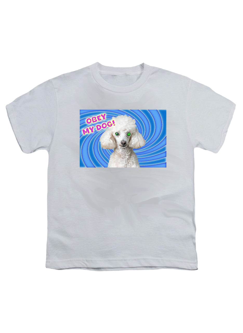 White Obey My Dog! Youth/Toddler T-Shirt