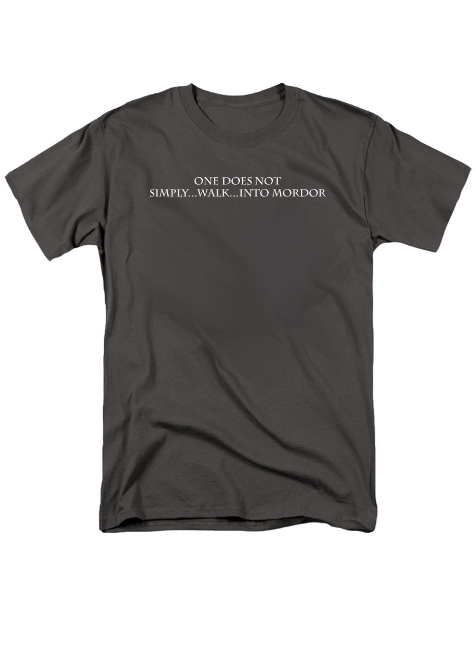 Charcoal One Does Not Simply Walk Fantasy T-Shirt