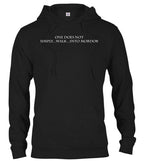 Black One Does Not Simply Walk Fantasy Hoodie