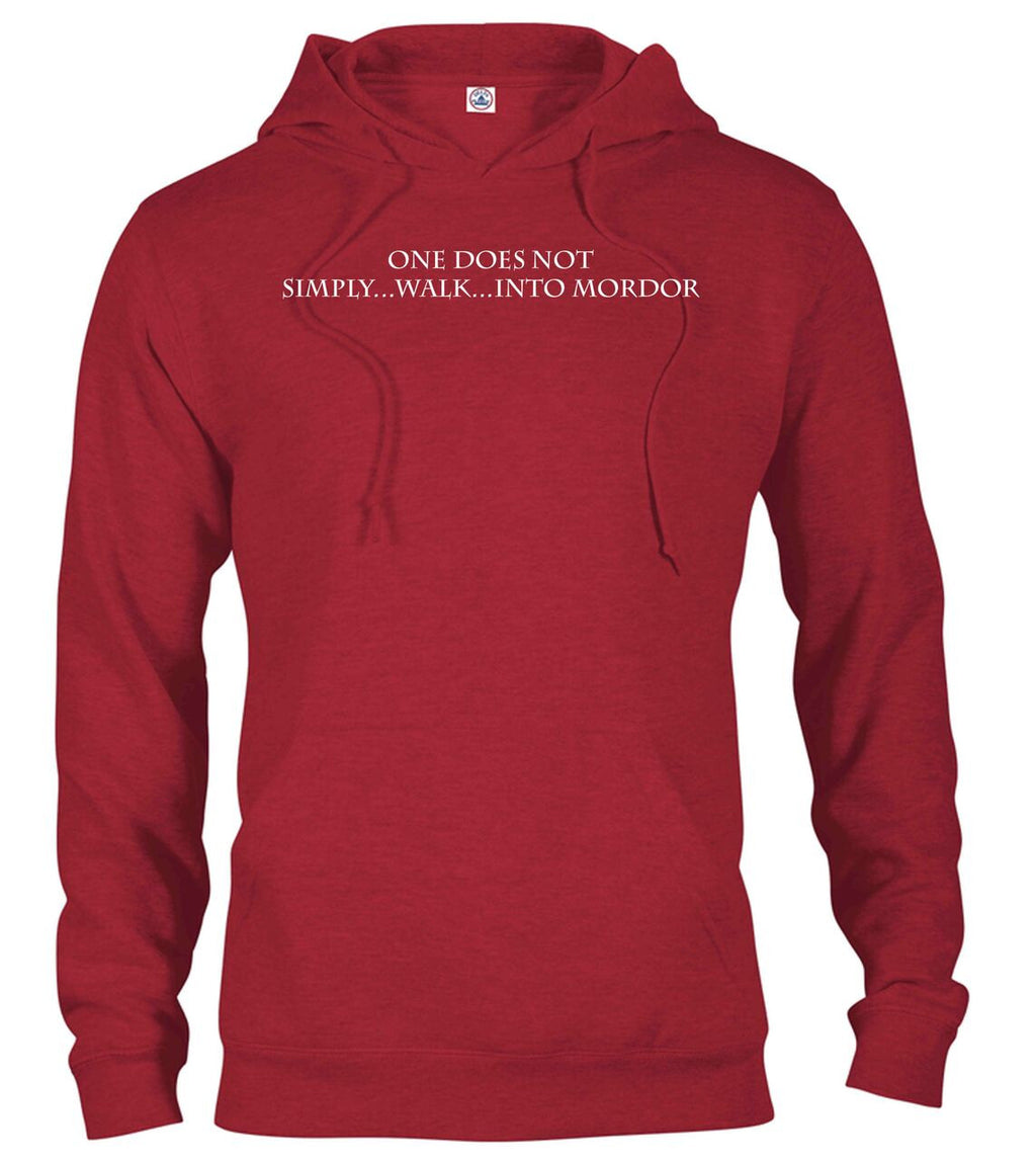 Red One Does Not Simply Walk Fantasy Hoodie