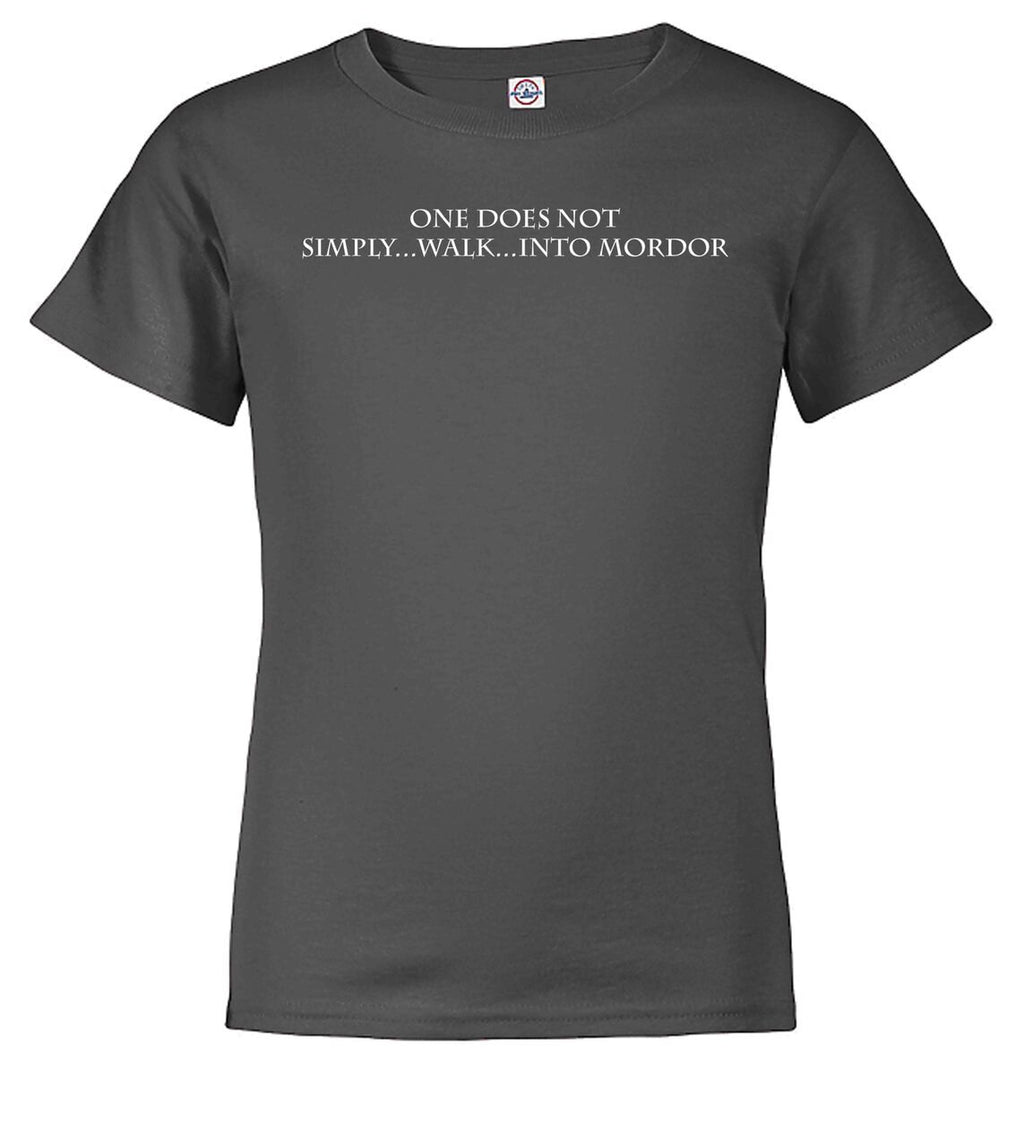 Charcoal One Does Not Simply Walk Fantasy Youth/Toddler T-Shirt