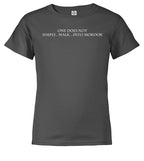 Charcoal One Does Not Simply Walk Fantasy Youth/Toddler T-Shirt