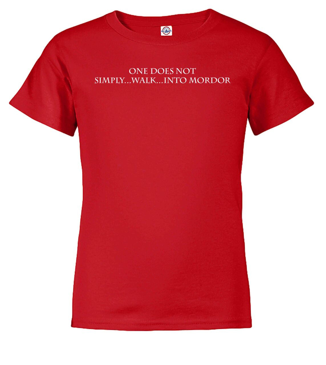 Red One Does Not Simply Walk Fantasy Youth/Toddler T-Shirt