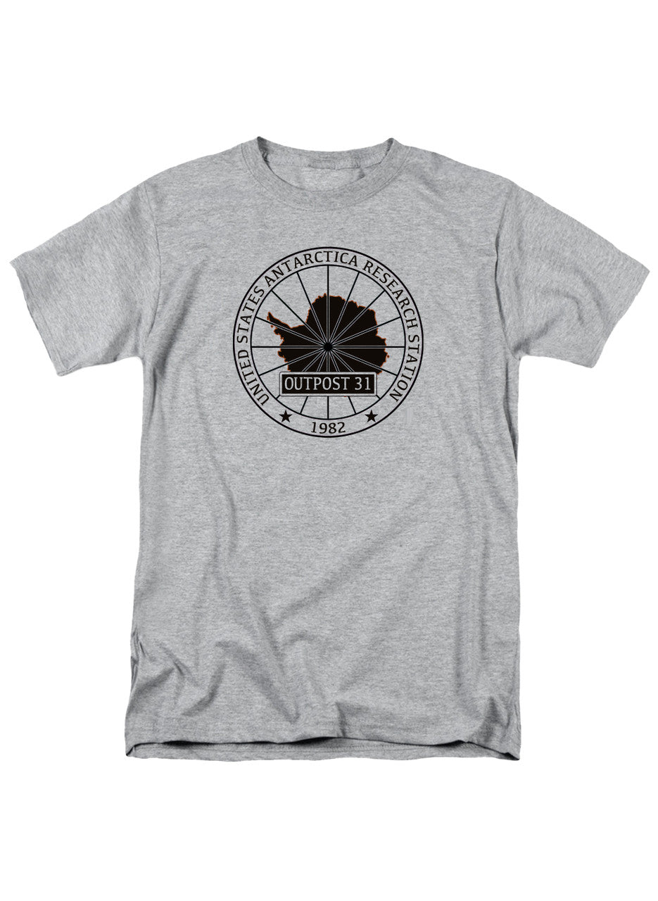 Gray Outpost 31 Badge T-Shirt