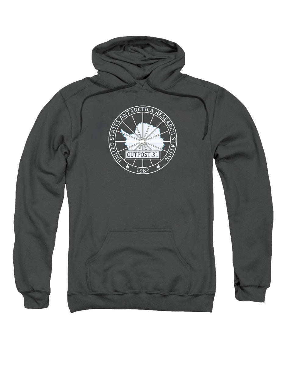 Charcoal Outpost 31 Badge Hoodie