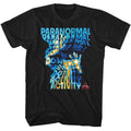 Black Paranormal Activity t-shirt featuring a Paranormal Activity Heat Signature design