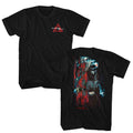 Black Paranormal Activity t-shirt featuring a Paranormal Activity Glitchy design