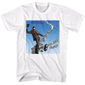 White Parks and Recreation t-shirt featuring a Hi Ho Duke design