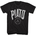 Black Panic! at the Disco t-shirt featuring a Panic Wave design