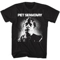 Black Pet Sematary t-shirt featuring a Pascow's Ghost design