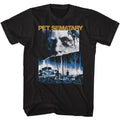 Black Pet Sematary t-shirt featuring a Pet Sematary poster design