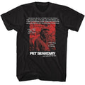 Black Pet Sematary t-shirt featuring a Jud Quotes design