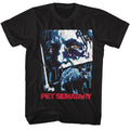Black Pet Sematary t-shirt featuring a Pet Sematary cover design