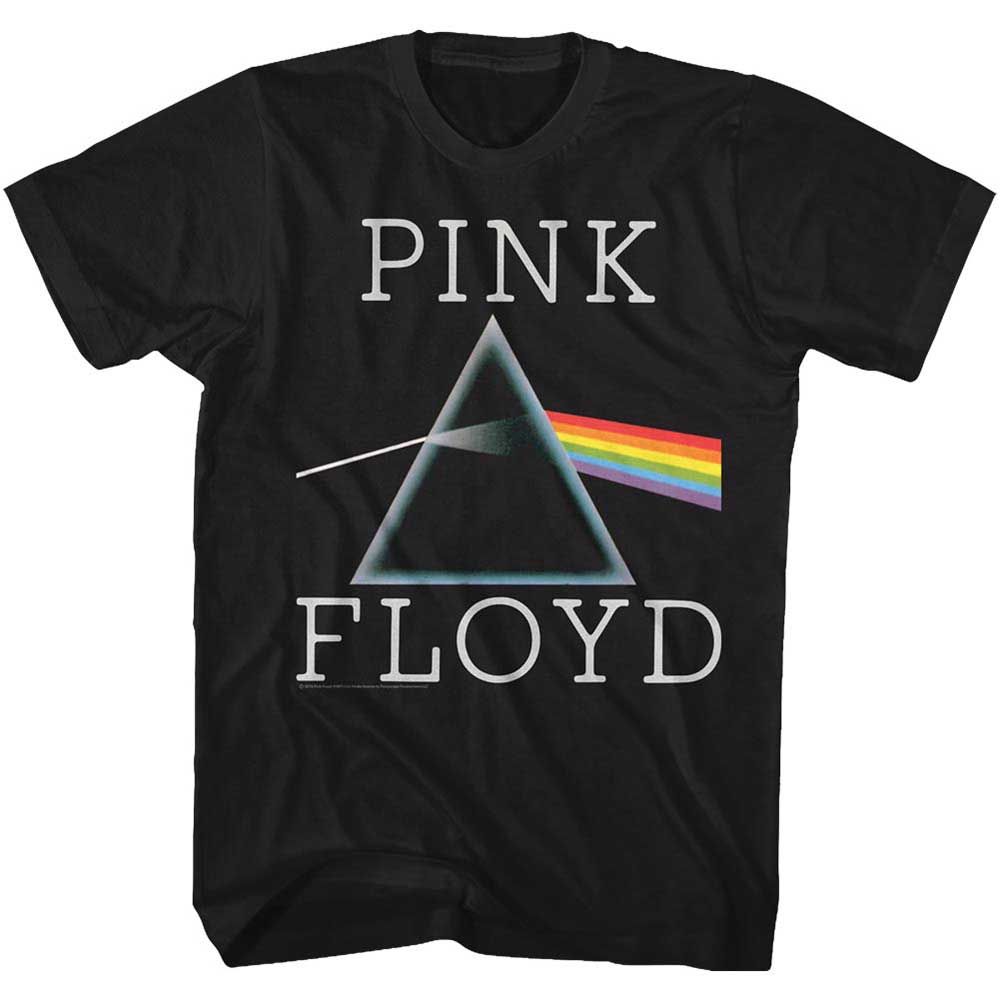 Black Pink Floyd t-shirt featuring a Prism design
