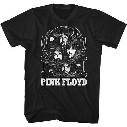 Black Pink Floyd t-shirt featuring a Full of Stars design
