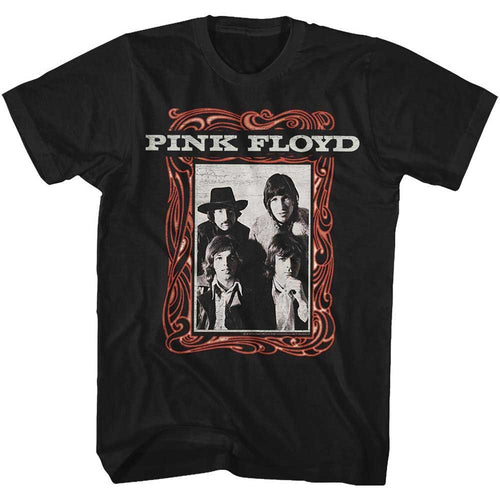 Black Pink Floyd t-shirt featuring a Point Me at the Sky design