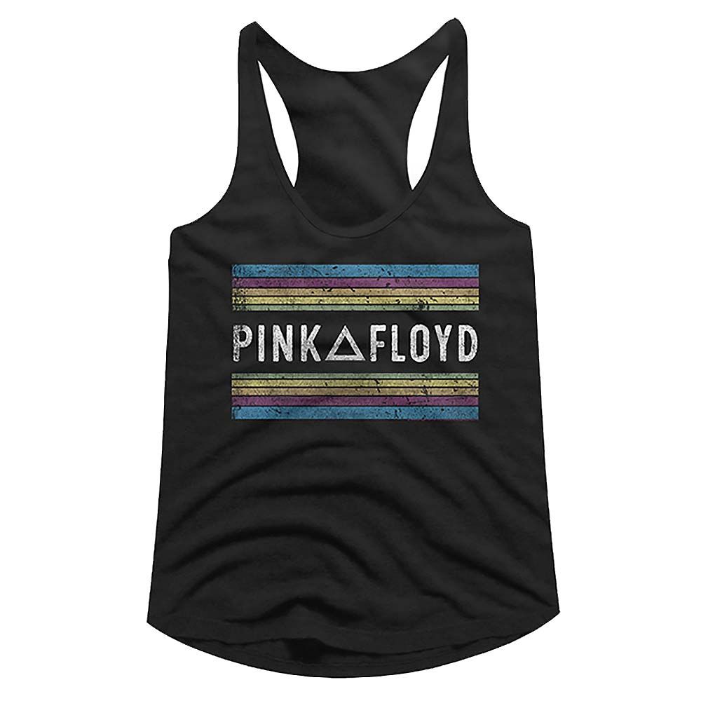 Pink Floyd Ladies Racerback - Rainbows