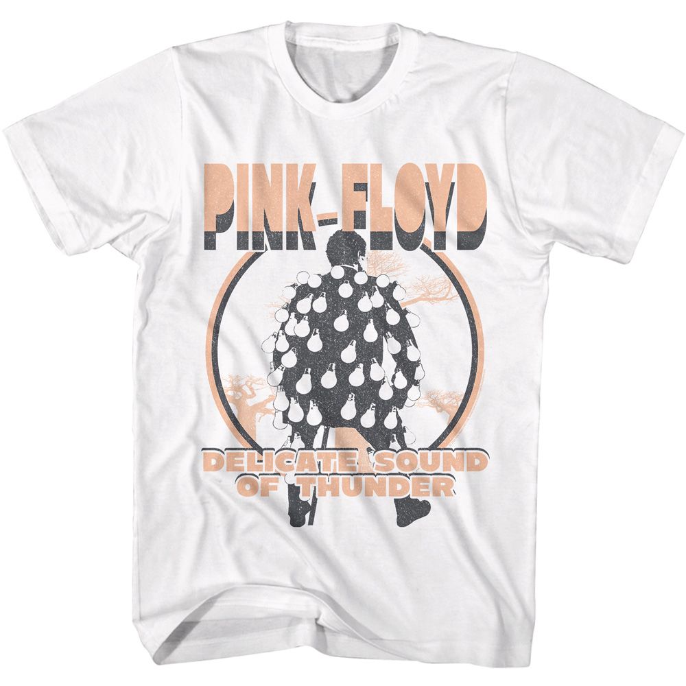 White Pink Floyd t-shirt featuring a Delicate Sound of Thunder design
