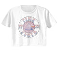 Pink Floyd Ladies Crop Top - Sketch Prism Circle