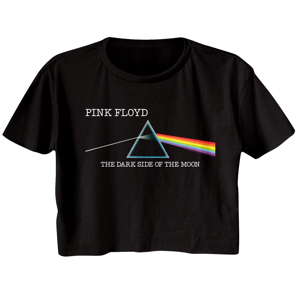 Pink Floyd Ladies Crop Top - DSOTM Redux