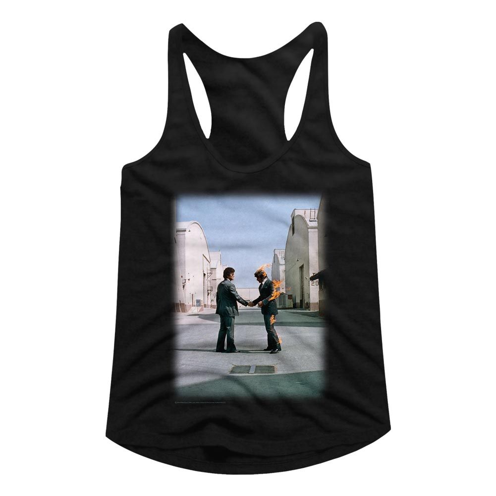 Pink Floyd Ladies Racerback - WYWH Fade