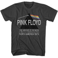 Smoke Gray Pink Floyd t-shirt featuring a North America 1972 design