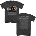 Smoke Gray Pink Floyd t-shirt featuring a North America 1973 design