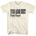 Natural Pink Floyd t-shirt featuring a DSOTM Prism Boxes design