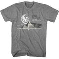 Graphite Heather Pink Floyd t-shirt featuring a DSOTM Pyramids design