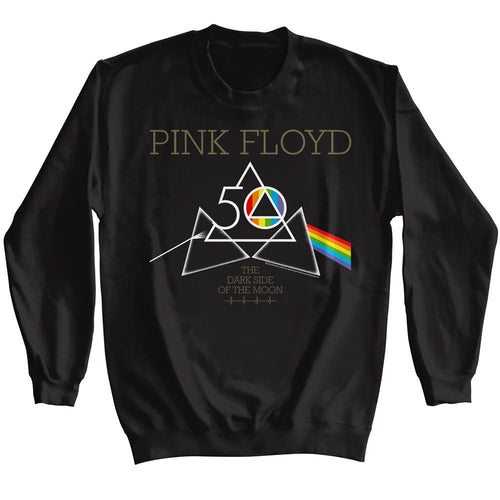 Pink Floyd Long Sleeve Sweatshirt - 50th Triangles