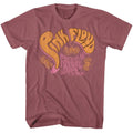 Rouge Pink Floyd t-shirt featuring a Bucket Letters design